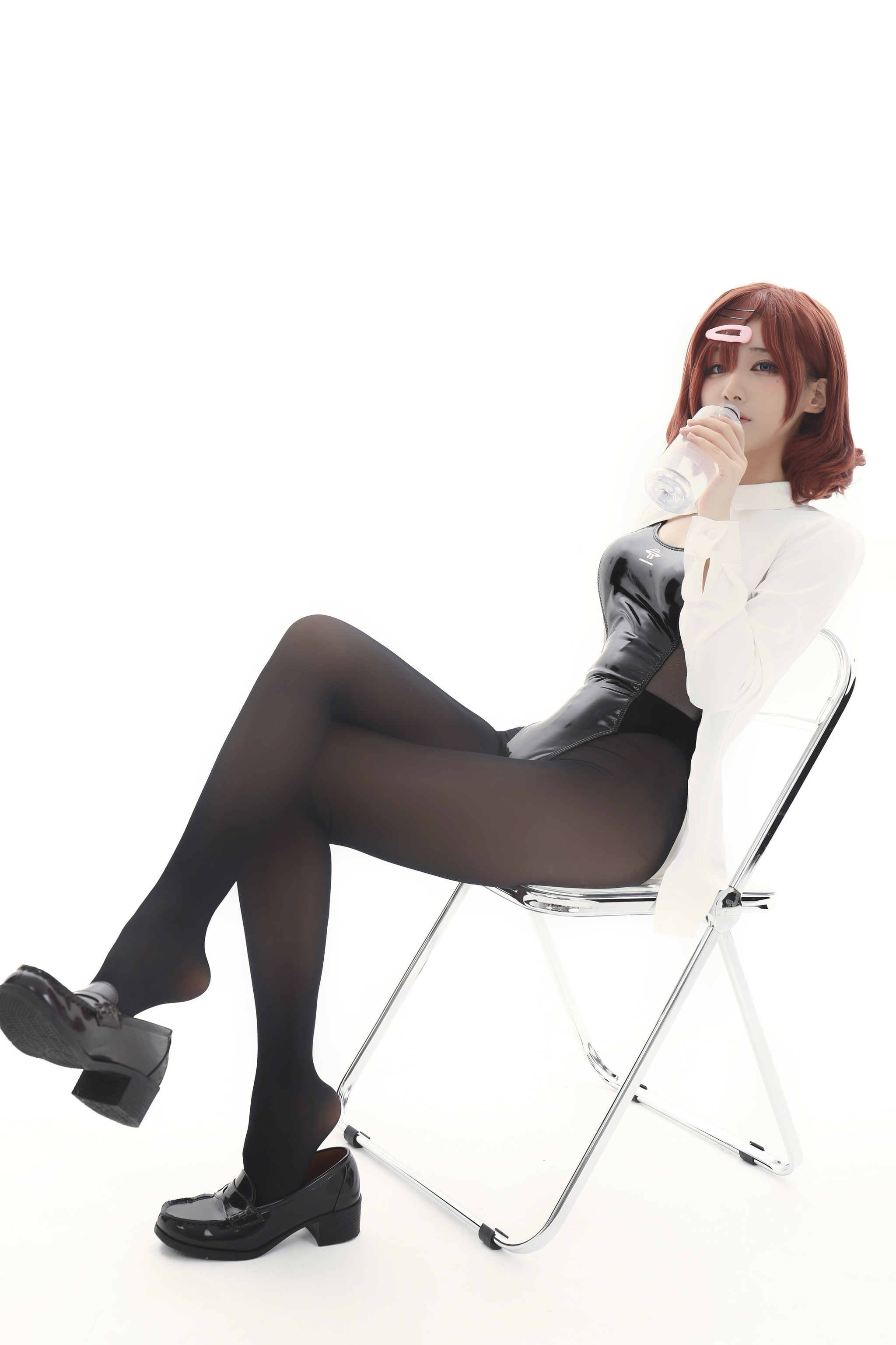 图片[1]-幼愛Youmeko – NO.002 樋口円香-竞泳灰丝[29P]-XikXak